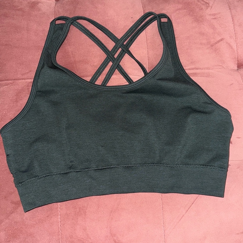 Alphalete Olive Green Sports Bra
